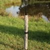 Flag has water proof camouflage fabric at bottom that wraps around pole, Steinman Products