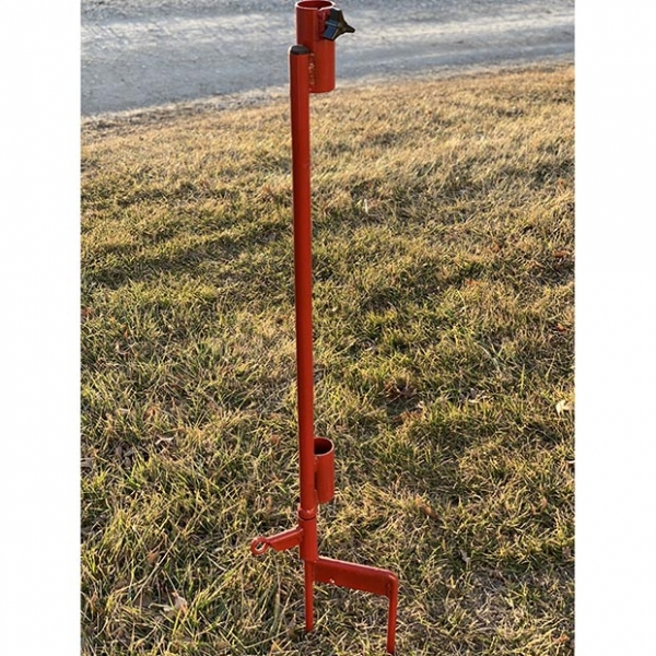 Umbrella Stand W/Dog Tie Out, Will except 1 1/2″ /38mm poles, Steinman Retriever Products